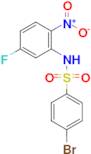 4-Bromo-N-(5-fluoro-2-nitrophenyl)benzenesulfonamide