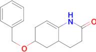 6-(Benzyloxy)-3,4,4a,5,6,7-hexahydroquinolin-2(1H)-one