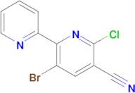 3-Bromo-6-chloro-[2,2'-bipyridine]-5-carbonitrile