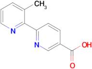 6-(3-Methylpyridin-2-yl)pyridine-3-carboxylic acid