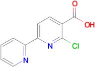 2-Chloro-6-(pyridin-2-yl)pyridine-3-carboxylic acid