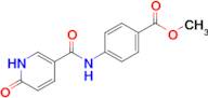 Methyl 4-(6-oxo-1,6-dihydropyridine-3-carboxamido)benzoate