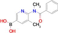 (5-Methyl-6-(N-methylbenzamido)pyridin-3-yl)boronic acid