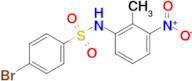 4-Bromo-N-(2-methyl-3-nitrophenyl)benzenesulfonamide