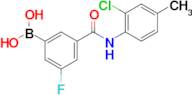 (3-((2-Chloro-4-methylphenyl)carbamoyl)-5-fluorophenyl)boronic acid