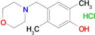 2,5-Dimethyl-4-(4-morpholinylmethyl)phenol hydrochloride