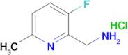 (3-Fluoro-6-methylpyridin-2-yl)methanamine hydrochloride