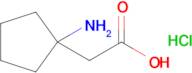 2-(1-Aminocyclopentyl)acetic acid hydrochloride