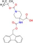 2-(4-((((9H-Fluoren-9-yl)methoxy)carbonyl)amino)-1-(tert-butoxycarbonyl)piperidin-4-yl)acetic acid