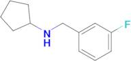 N-[(3-Fluorophenyl)methyl]cyclopentanamine