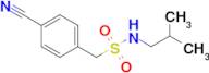 1-(4-Cyanophenyl)-N-(2-methylpropyl)methanesulfonamide