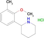 2-(2-Methoxy-3-methylphenyl)piperidine, hydrochloride