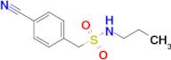 1-(4-Cyanophenyl)-N-propylmethanesulfonamide