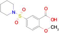 2-Methoxy-5-(piperidin-1-ylsulfonyl)benzoic acid