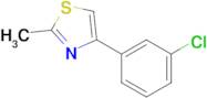 4-(3-Chlorophenyl)-2-methylthiazole