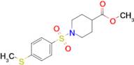 Methyl 1-{[4-(methylsulfanyl)benzene]sulfonyl}piperidine-4-carboxylate