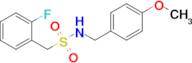 1-(2-Fluorophenyl)-N-(4-methoxybenzyl)methanesulfonamide