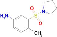 4-Methyl-3-(pyrrolidine-1-sulfonyl)aniline