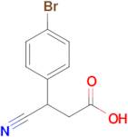 3-(4-Bromophenyl)-3-cyanopropanoic acid