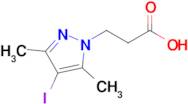 3-(4-Iodo-3,5-dimethyl-1H-pyrazol-1-yl)propanoic acid