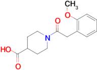 1-[(2-Methoxyphenyl)acetyl]piperidine-4-carboxylic acid