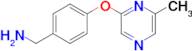 4-[(6-Methylpyrazin-2-yl)oxy]benzylamine