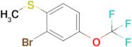 (2-Bromo-4-(trifluoromethoxy)phenyl)(methyl)sulfane