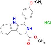 Methyl 1-(4-methoxyphenyl)-2,3,4,9-tetrahydro-1H-pyrido[3,4-b]indole-3-carboxylate hydrochloride