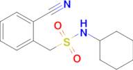 1-(2-Cyanophenyl)-N-cyclohexylmethanesulfonamide