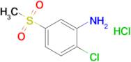 2-Chloro-5-(methylsulfonyl)aniline hydrochloride