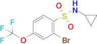 N-Cyclopropyl 2-bromo-4-trifluoromethoxybenzenesulfonamide