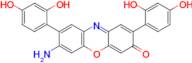 7-Amino-2,8-bis(2,4-dihydroxyphenyl)phenoxazin-3-one