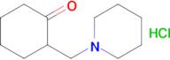 2-(Piperidylmethyl)-1-cyclohexanone hydrochloride