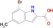 7-Bromo-5-methyl-1H-indole-2-carboxylic acid