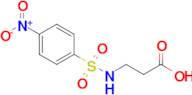 3-[(4-Nitrobenzene)sulfonamido]propanoic acid