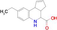 8-Ethyl-3a,4,5,9b-tetrahydro-3H-cyclopenta[c]quinoline-4-carboxylic acid