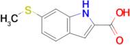 6-(Methylsulfanyl)-1H-indole-2-carboxylic acid