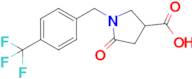 5-Oxo-1-[4-(trifluoromethyl)benzyl]pyrrolidine-3-carboxylic acid