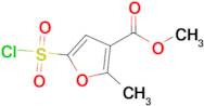 Methyl 5-(chlorosulfonyl)-2-methyl-3-furoate