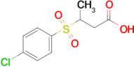 3-(4-Chlorobenzenesulfonyl)butyric acid