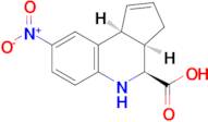 (3ar,4s,9bS)-8-nitro-3a,4,5,9b-tetrahydro-3H-cyclopenta[c]quinoline-4-carboxylic acid