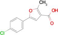 5-(4-Chlorophenyl)-2-methyl-3-furoic acid