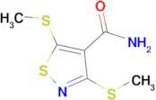 3,5-Di(methylthio)isothiazole-4-carboxamide