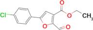 Ethyl 5-(4-chlorophenyl)-2-formyl-3-furoate