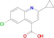 6-Chloro-2-cyclopropylquinoline-4-carboxylic acid