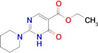 ethyl 6-oxo-2-(piperidin-1-yl)-1,6-dihydropyrimidine-5-carboxylate