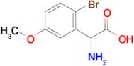 2-Amino-2-(2-bromo-5-methoxyphenyl)acetic acid