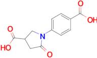 1-(4-Carboxyphenyl)-5-oxopyrrolidine-3-carboxylic acid