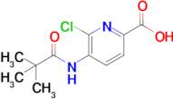 6-Chloro-5-[(2,2-dimethyl-1-oxopropyl)amino]-2-pyridinecarboxylic acid