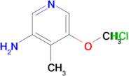 5-Methoxy-4-methylpyridin-3-amine, HCl